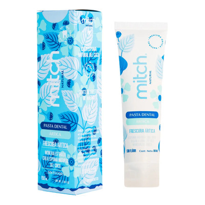 Pasta Dental Natural Mitch de Menta Ártica 100ml Frescura Sin Flúor | MercadoLibre
