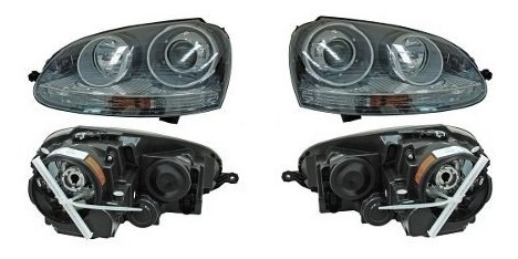 Par Juego Faros Vw Bora Gli / Gti 2007 - 2009 P/xenon Xry