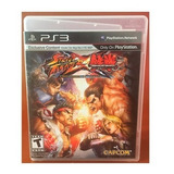 Ps3 Físico Street Fighter X Tekken + Manual