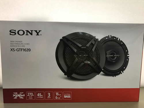 Parlantes Sony 6 270 Watts 3 Vías Gtf-1639