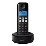 Teléfono Inalámbrico Philips D1311b/77 Pantalla 1.6  10hs