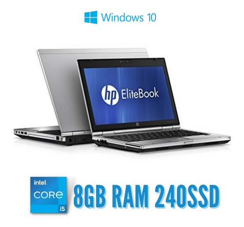 Notebook Hp 2560p I5 2.50ghz - 8gb Ram 240ssd - Windows 10