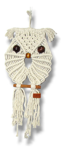 Macrame Colgante De Pared Buho Canela