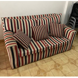 Sillon Cama 2 Cuerpos Plegable + 3 Almohadones + Colchon