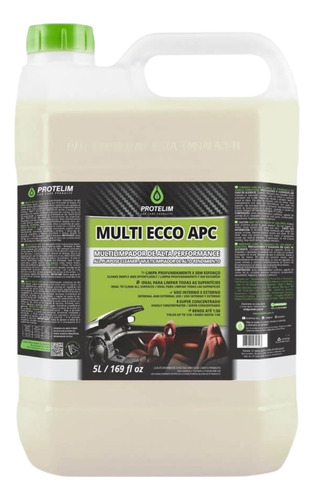 Limpador Multiuso Apc Multi Ecco 5l Protelim