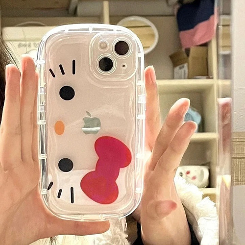 Carcasa Hello Kitty Transparente Para iPhone