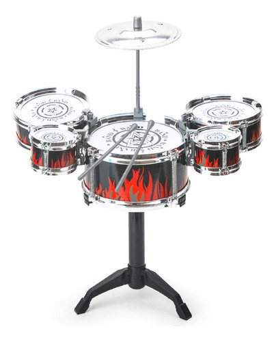 Gxt N Jazz Drum, Instrumento Musical Infantil, Set De Cinco