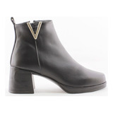 Botas Botinetas Citadina Belfast Mujer Taco Separado Carg