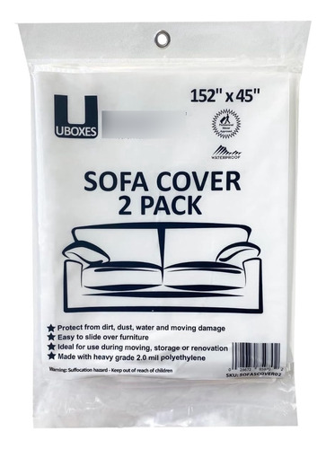 Sofa Fundas Para Mudanzas (paquete De 2) - 45  X 152  - Bols