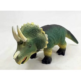 Dinossauro Triceratops Vinil Emborrachado Com Muito Realismo