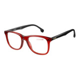 Lentes Gafas Carrera 135v Oftálmicos Fusion Reddish 52mm