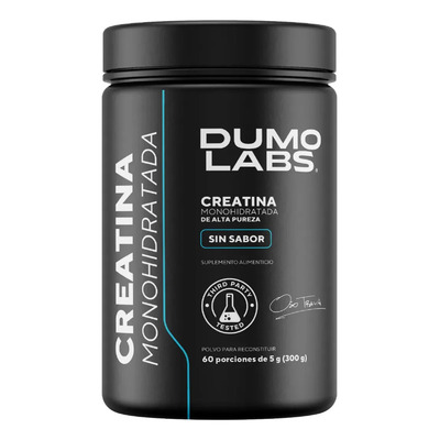 Dumo Labs Creatina Monohidratada 300g 60 Porciones Alta Pureza Micronizada Sin Sabor Suplemento Deportivo Para Fuerza Resistencia Masa Muscular Disolucion Rapida Ideal Pre Y Post Entrenamiento | Meses sin interés
