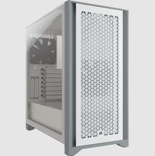 Gabinete Corsair 4000d Airflow Tg 2 Fans Color Blanco