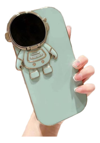 Capa Capinha Para iPhone Com Astronauta De Proteção Câmera
