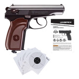 Combo Pistola Makarov Legends .177 Umarex Co2 380fps Xchws C