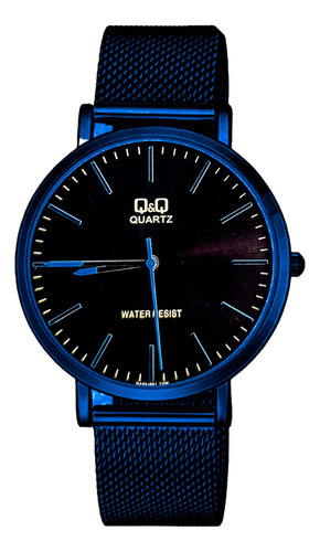 Reloj Q&q Qyq Qa20j001y  Elegante Acero + Estuche 