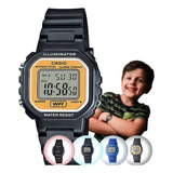 Relógio De Pulso Infantil Casio Digital Prova Dagua Original