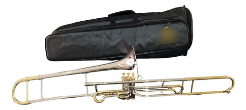 Trombone Profissional Hs Musical Tbv  Niquelado Novo R$8.300
