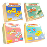 Jogos Da Memória Kit 4 Jogos Infantil Didático Educativos