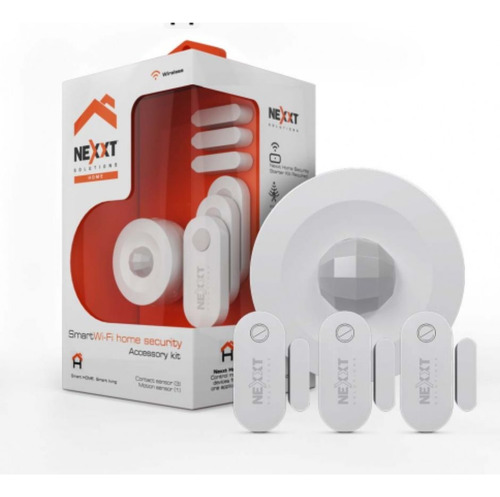 Nexxt Kit Alarma 1 Sensor De Movimiento Color Blanco