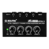 Preamplificador Audifonos 4 Canal Amplificador Estereo Gmark