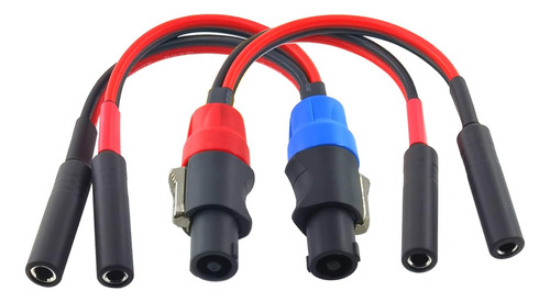 Cable Divisor Wjstn Speakon De 4 Polos A Doble Rca