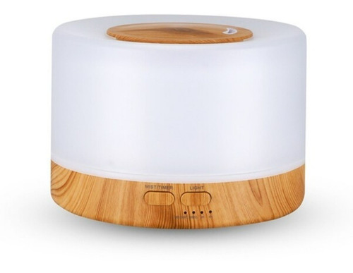 Humidificador Atomizador Difusor Base Madera 500ml + Esencia