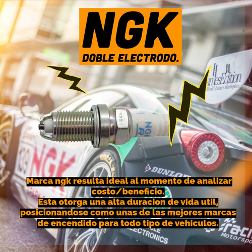 Bujias Ngk X4 2 Electrodos Bkr6ek Mazda Mx5 1.6 Miata Aa 19 Foto 5