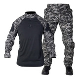Farda Calça 911 +camisa Combat Shirt Forhonor Digital Urbano