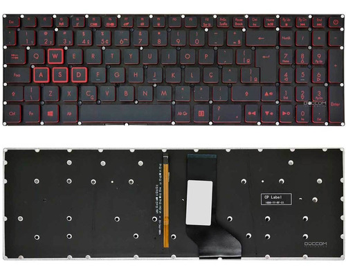 Teclado Para Acer Gamer Nitro 5 An515-51 An515-52 An515-31