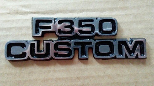 Emblema Ford F350 Metalico Sin Adhesivo 1972 1973 1974 1975 Foto 2