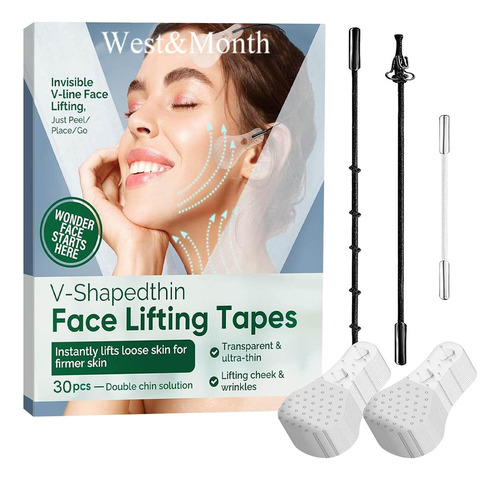 Adhesivo Para Estiramiento Facial J Face Lifting Tapes, Lift