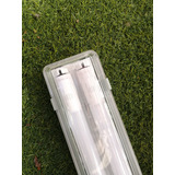  Pack Estanco Doble De 120cm + 2 Tubos Led T8 De 120 Cm