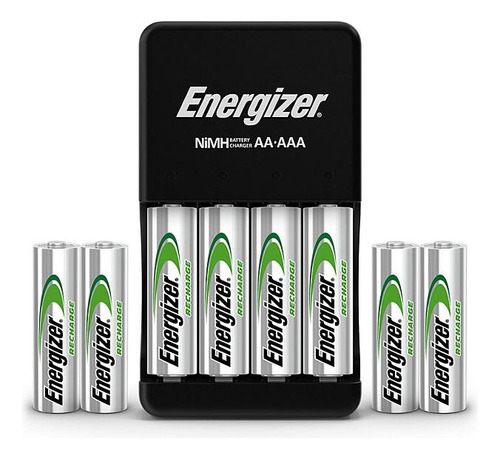 Energizer Plus Cargador De Pilas Doble A Y Triple A
