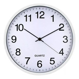 Reloj De Pared Clásico Nordico A Pila 25cm De Diametro