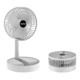 Ventilador Plegable Usb C/ Soporte P/ Teléfono De Escritorio Cantidad De Aspas 3 Color De La Estructura 50hz Color De Las Aspas Blanco Diámetro 17 Cm Frecuencia Abs Material De Las Aspas Blanco