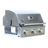 Churrasqueira A Gás Home&grill Smart Hg-3bs 3 Queimadores