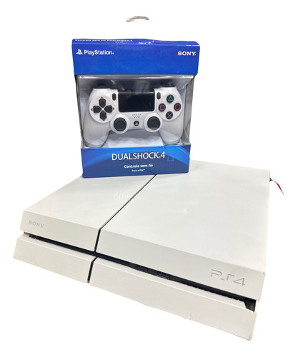 Playstation 4 Fat Branco 500g Play 4 Ps4 White
