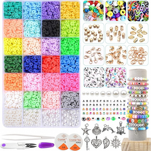 Kit De Abalorios De Arcilla Para Hacer Joyas Y Pulseras