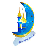 Ramadán Mubarak Decoraciones Inflables Al Aire Libre La Luna