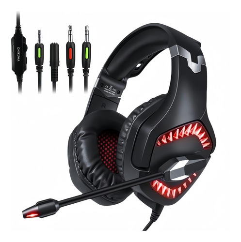 Audífonos Gamer Alámbricos Diadema Con Juegos Mic