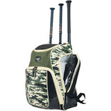 Back Pack Beisbol Softbol Rawlings Legion Players Camu Verde