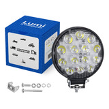 Kit 10 Refletor Holofote Lumi Farol De Led 42 W Preto Cor Da Luz Branco-frio