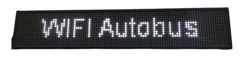 Guía Letrero Led Programable Para Autobús Wifi, 100x20 Cm