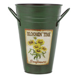 Decorações De Casamento Rústicas Tin Flower Bucket Decore
