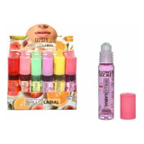 Pack De 12 Brillos De Labios Roll On Lip Gloss Labial Frutas