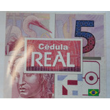 Folder Para A Cédula De 5 Reais (com Cédula)