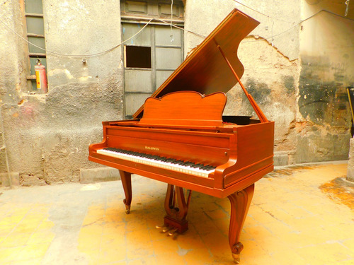 Piano De 1/2 Cola Baldwin Mod. L Estilo Francés Chapa Nogal.