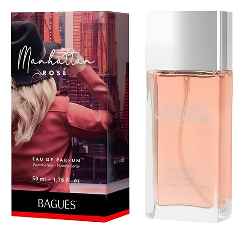 Manhattan Rosé Pour Femme 50ml - Eau De Parfum Bagués 