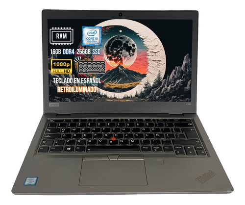 Laptop Lenovo Thinkpad L390 I5 8va 16gb 256 Ssd 13  W10